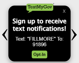 TextMyGov button